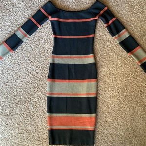Ribbed winter dress